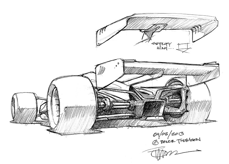 F1 concept rear Bruce Thomson