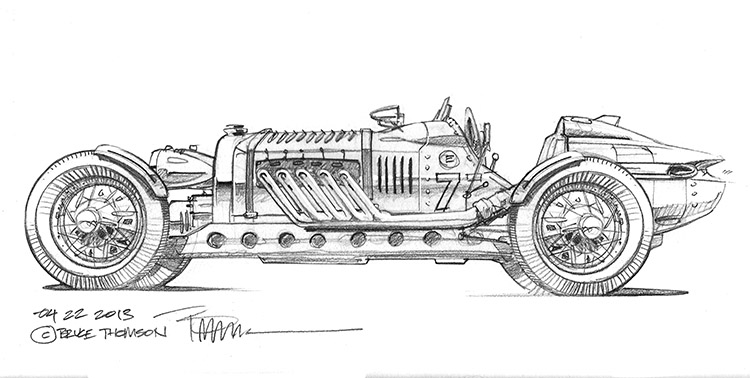 Concept Retro-racer