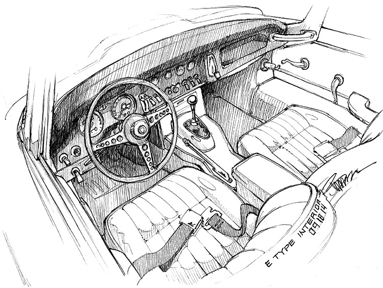 E Type Interior