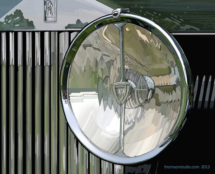 Rolls Royce Headlamp