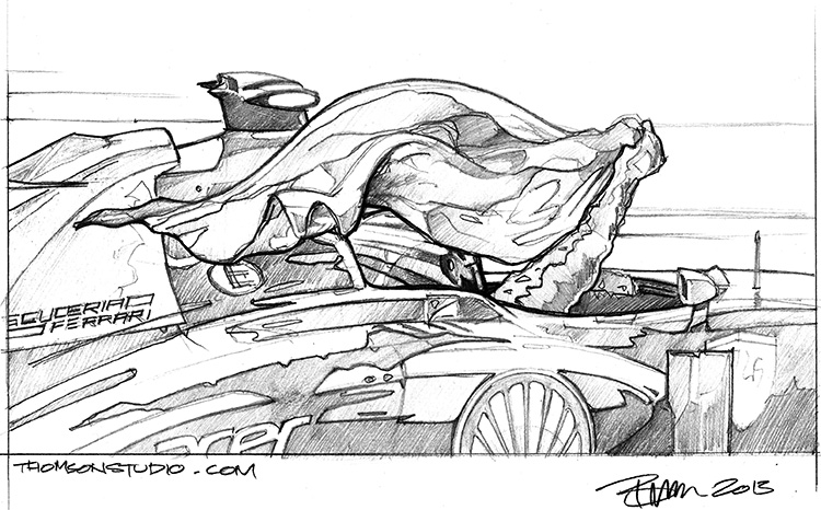 Sketch for possible painting